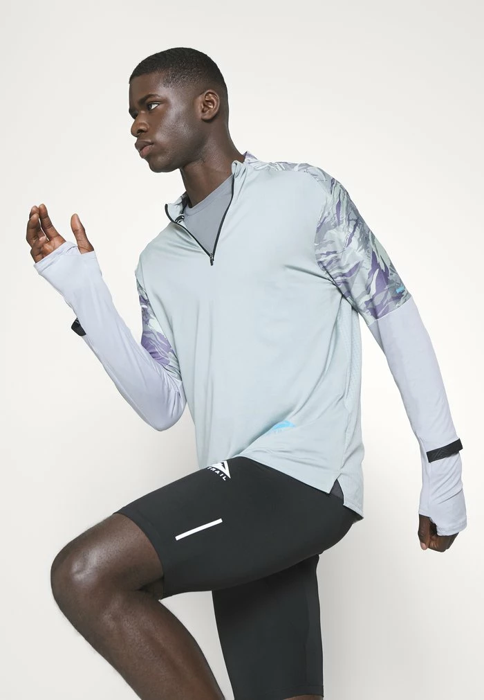 Nike Performance TRAIL HALF - Leggings - Black/dark Smoke Grey 6 Nike Performance TRAIL HALF - Leggings - Black/dark Smoke Grey - Image 6