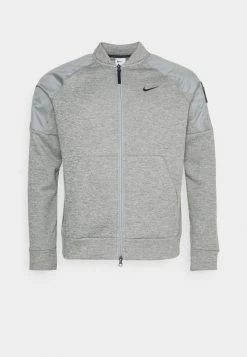 Nike Performance THERMA NOVEL - Training Jacket - Grey Heather/particle Grey -Nike Performance store d352fb83748241f0a4fd73ef7a92614e