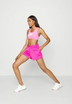 Nike Performance FUTURA - Medium Support Sports Bra - Pinksicle/white -Nike Performance store d40cef455fb74f9bbc18fbc6577473e4