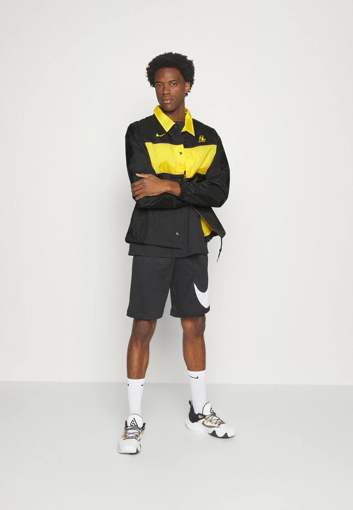 Nike Performance NBA LOS ANGELES LAKERS LIGHTWEIGHT JACKET - Training Jacket - Black/amarillo/field Purple 2 Nike Performance NBA LOS ANGELES LAKERS LIGHTWEIGHT JACKET - Training Jacket - Black/amarillo/field Purple - Image 2
