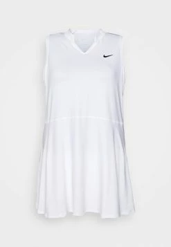 Nike Performance VICTORY DRESS PLUS - Sports Dress - White/black -Nike Performance store d47fd10cff654439b46f33caf97062d5