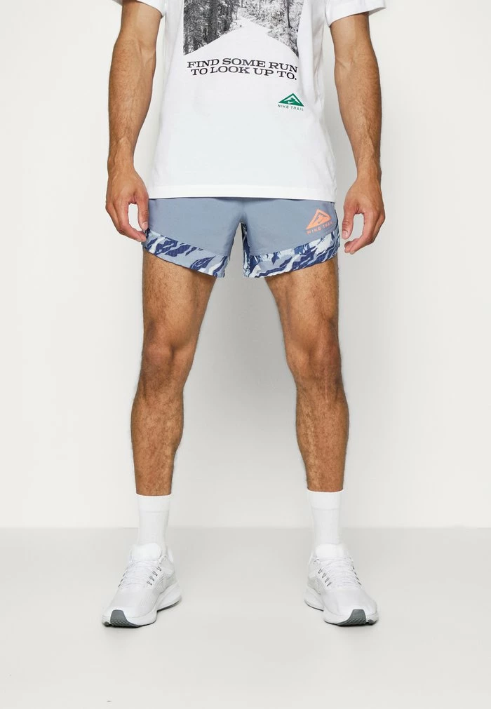 Nike Performance TRAIL - Sports Shorts - Ashen Slate/mystic Navy/orange Trance 4 Nike Performance TRAIL - Sports Shorts - Ashen Slate/mystic Navy/orange Trance - Image 4