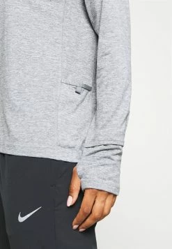 Nike Performance ELEMENT - Long Sleeved Top - Smoke Grey/light Smoke Grey/heather/silver -Nike Performance store d4d1158c60ee4eacb7d657e4fb4b2a85