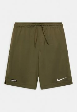 Nike Performance LIBERO UNISEX - Sports Shorts - Medium Olive/habanero Red/white