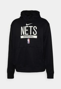 Nike Performance NBA BROOKLYN NETS SPOTLIGHT HOODIE - Hoodie - Black -Nike Performance store d5bfeb79730a41f8937490768cd8630e