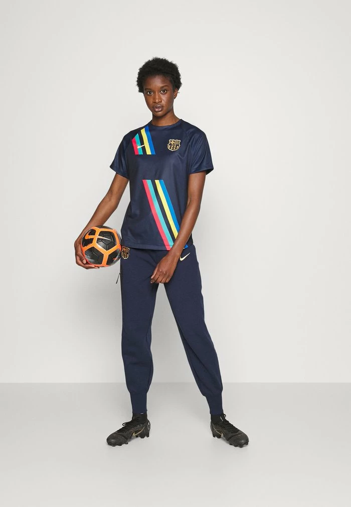 Nike Performance FC BARCELONA TOP PREMATCH AWAY - Club Wear - Obsidian/club Gold 2 Nike Performance FC BARCELONA TOP PREMATCH AWAY - Club Wear - Obsidian/club Gold - Image 2