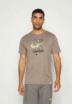 Nike Performance TEE - Sports T-shirt - Olive Grey
