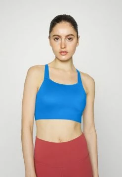 Nike Performance LUXE BRA - Medium Support Sports Bra - Coast/iron Grey