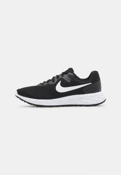 Nike Performance REVOLUTION 6 NN - Neutral Running Shoes - Black/white/iron Grey
