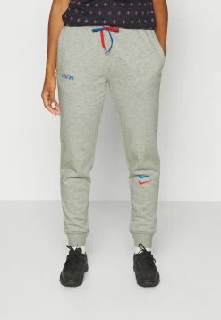 Nike Performance FC BARCELONA PANT - Tracksuit Bottoms - Dark Grey Heather/signal Blue
