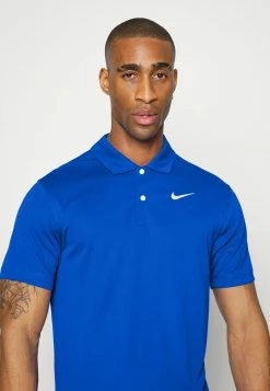 Nike Performance SOLID - Polo Shirt - Game Royal/white -Nike Performance store d878fcc1bccd4b608446ecef97d5da60