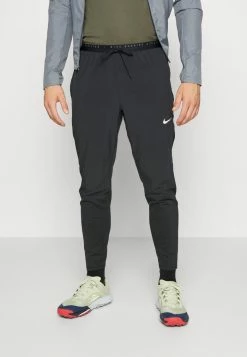 Nike Performance RUN - Tracksuit Bottoms - Black/silver