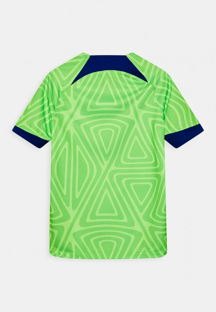 Nike Performance VFL WOLSBURG STADIUM UNISEX - Sports T-shirt - Sub Lime/coastal Blue/coastal Blue 2 Nike Performance VFL WOLSBURG STADIUM UNISEX - Sports T-shirt - Sub Lime/coastal Blue/coastal Blue - Image 2