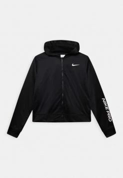 Nike Performance Zip-up Sweatshirt - Black/(white)