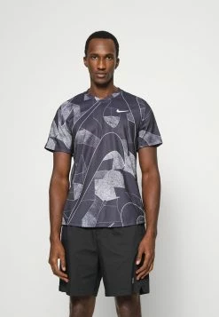 Nike Performance DRY VICTORY - Print T-shirt - Black/white