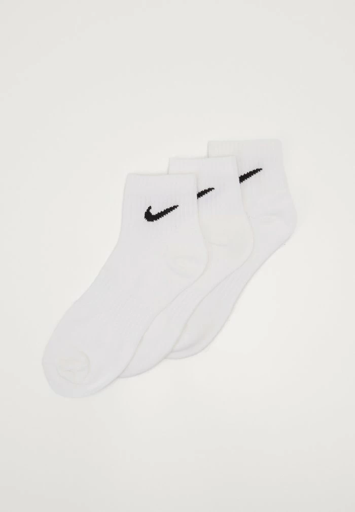 Nike Performance EVERYDAY ANKLE 3 PACK UNISEX - Sports Socks - White/black 1 Nike Performance EVERYDAY ANKLE 3 PACK UNISEX - Sports Socks - White/black