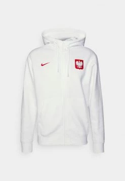 Nike Performance POLSKA CLUB HOODIE - National Team Wear - White/sport Red -Nike Performance store db198946b17349d6aa4fd52cf25b48bb