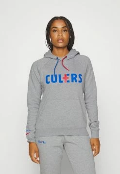 Nike Performance FC BARCELONA HOODIE - Hoodie - Dark Grey Heather/signal Blue