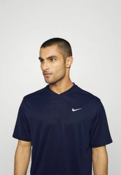 Nike Performance BLADE SOLID - Sports T-shirt - Obsidian/white -Nike Performance store db9b1a26005143358207ce8aa0895030