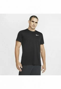 Nike Performance SUPERSET - Sports T-shirt - Black/(white)
