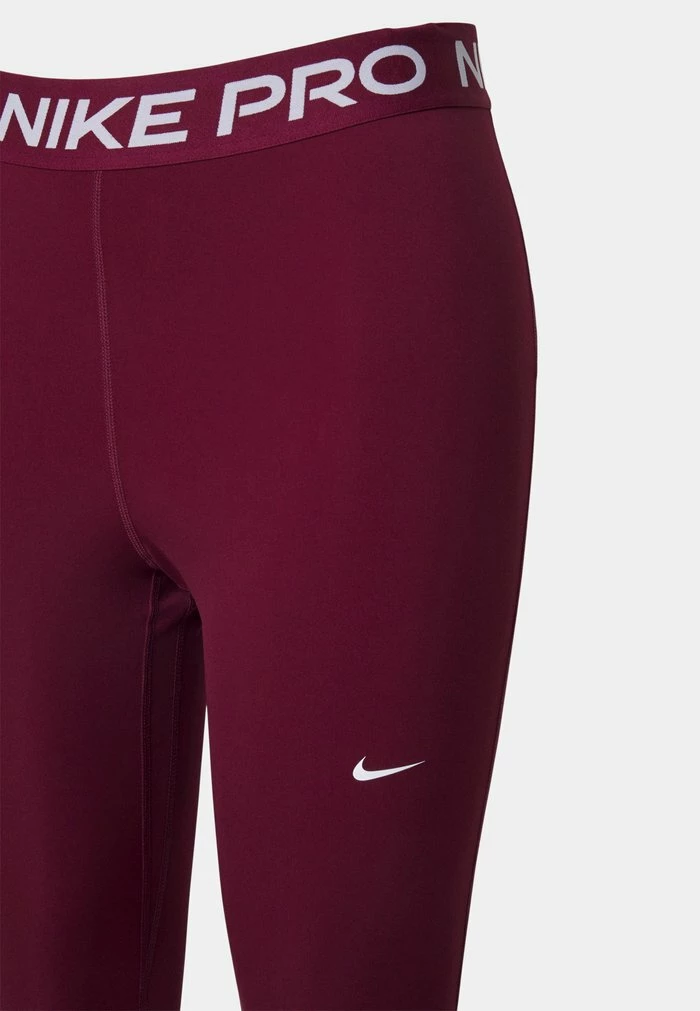 Nike Performance Leggings - Dark Beetroot/white 3 Nike Performance Leggings - Dark Beetroot/white - Image 3
