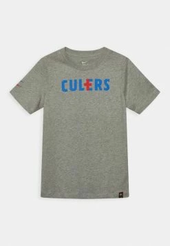 Nike Performance FC BARCELONA CULERS TEE UNISEX - Print T-shirt - Grey Heather