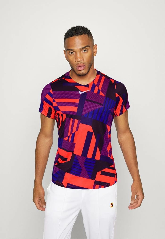 Nike Performance ADVANTAGE - Sports T-shirt - Bright Crimson/white 3 Nike Performance ADVANTAGE - Sports T-shirt - Bright Crimson/white - Image 3