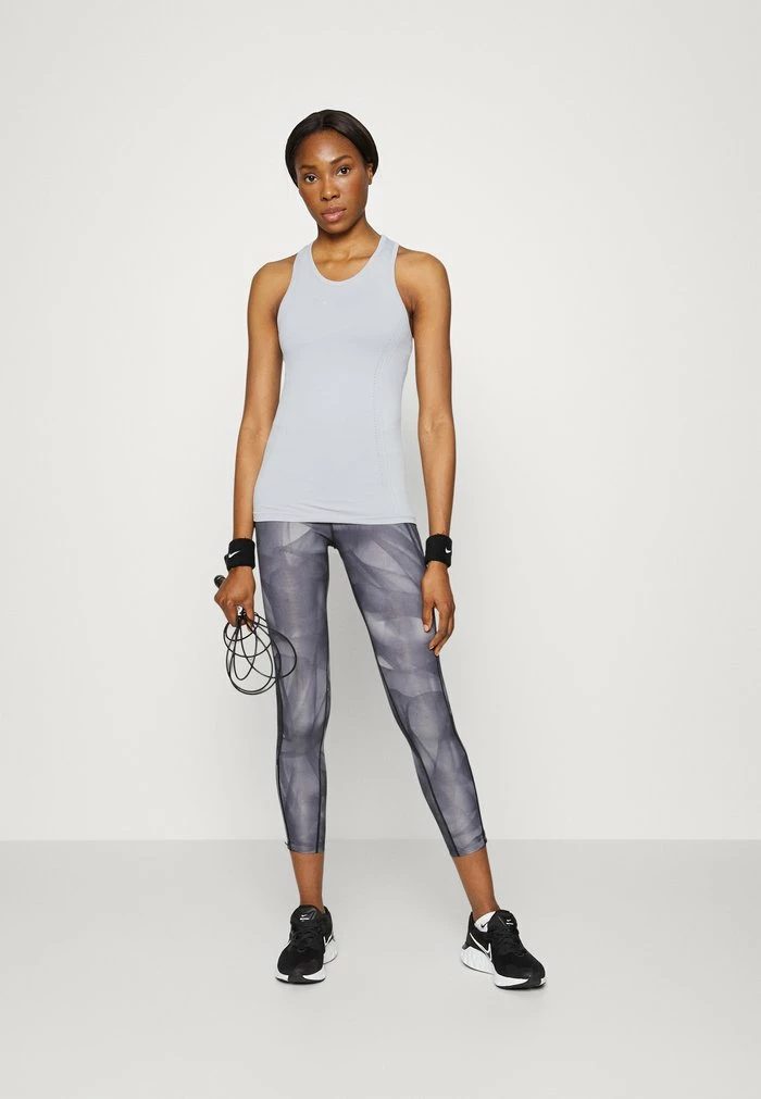 Nike Performance AURA SLIM - Top - Particle Grey 2 Nike Performance AURA SLIM - Top - Particle Grey - Image 2