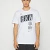 Nike Performance NBA BROOKLYN NETS CITY TEE - Club Wear - White