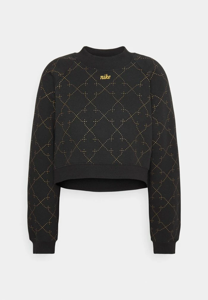 Nike Performance Sweatshirt - Black/metallic Gold 1 Nike Performance Sweatshirt - Black/metallic Gold