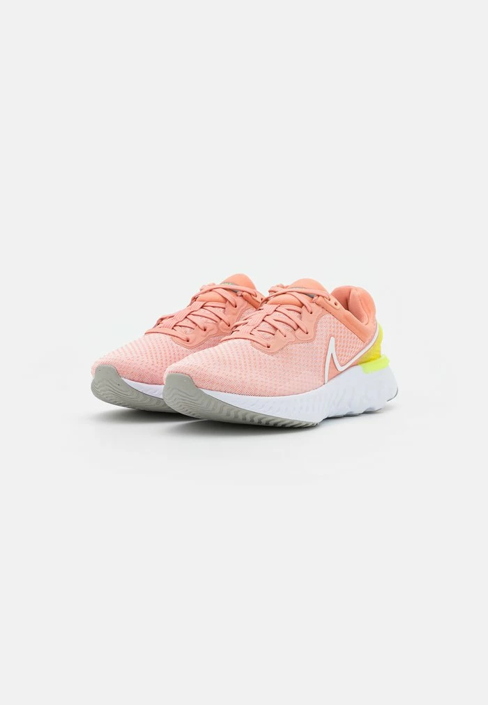 Nike Performance REACT MILER 3 - Neutral Running Shoes - Light Madder Root/white/atmosphere/volt/light Iron Ore/white 3 Nike Performance REACT MILER 3 - Neutral Running Shoes - Light Madder Root/white/atmosphere/volt/light Iron Ore/white - Image 3
