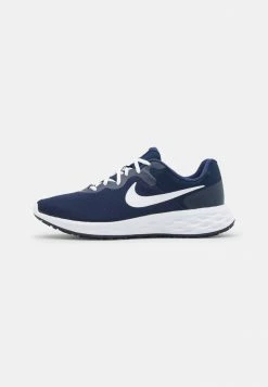 Nike Performance REVOLUTION 6 NN - Neutral Running Shoes - Midnight Navy/white/obsidian/ashen Slate
