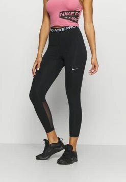 Nike Performance 365 7/8 HI RISE - Leggings - Black/white