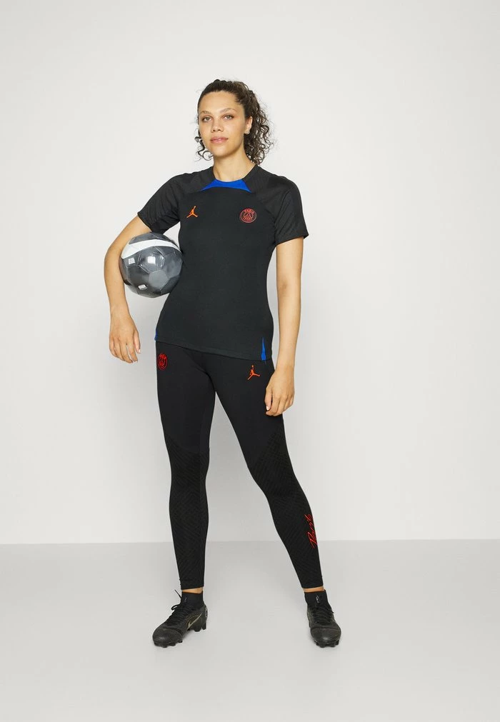Nike Performance PARIS ST GERMAIN STRIKE PANT - Club Wear - Black/bright Crimson 2 Nike Performance PARIS ST GERMAIN STRIKE PANT - Club Wear - Black/bright Crimson - Image 2