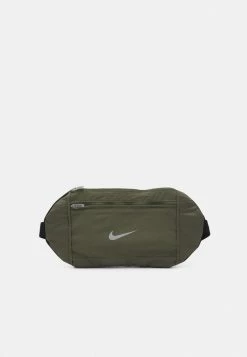 Nike Performance CHALLENGER WAIST PACK LARGE UNISEX - Bum Bag - Medium Olive/black/silver