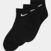 Nike Performance EVERYDAY ANKLE 3 PACK UNISEX - Sports Socks - Black/white