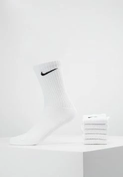 Nike Performance EVERYDAY CUSH CREW 6 PACK - Sports Socks - White/black