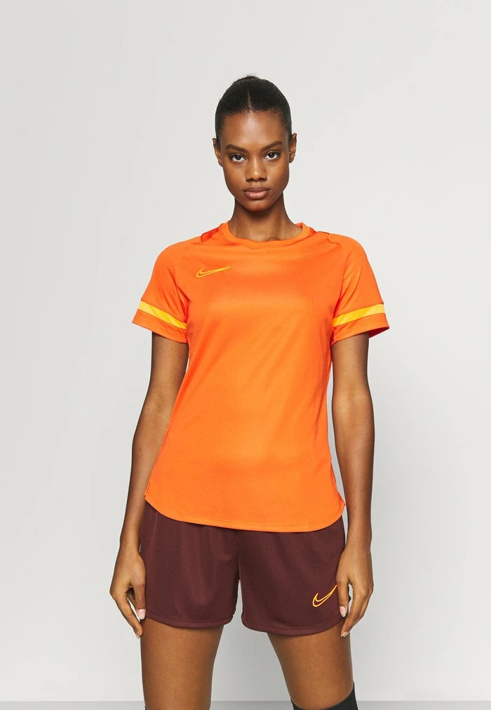 Nike Performance ACADEMY - Sports T-shirt - Orange/total Orange 1 Nike Performance ACADEMY - Sports T-shirt - Orange/total Orange