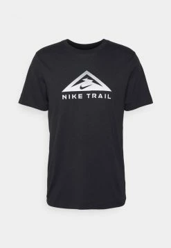 Nike Performance TEE TRAIL - Sports T-shirt - Black -Nike Performance store e0a415d6af0949048cfd8b2544a64308