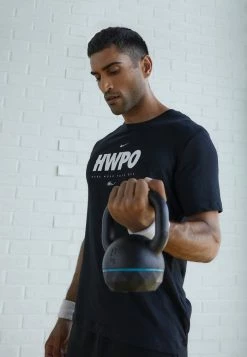 Nike Performance NIKE HWPO TEE - Sports T-shirt - Black
