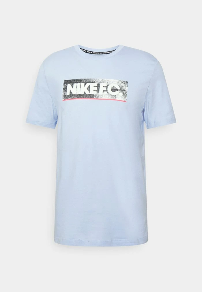 Nike Performance FC TEE SEASONAL BLOCK - Print T-shirt - Light Marine 4 Nike Performance FC TEE SEASONAL BLOCK - Print T-shirt - Light Marine - Image 4