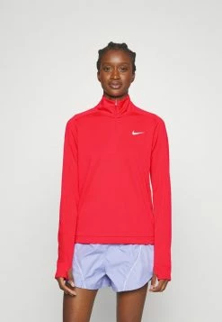 Nike Performance PACER - Long Sleeved Top - Crimson