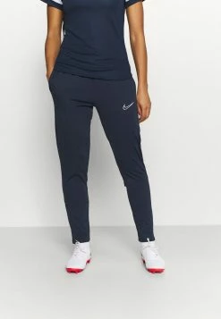 Nike Performance ACADEMY - Tracksuit Bottoms - Obsidian/white