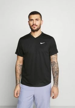 Nike Performance VICTORY - Sports T-shirt - Black/black/white