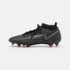 Nike Performance PHANTOM GT2 ACADEMY DYNAMIC FIT FG/MG - Moulded Stud Football Boots - Black/dark Smoke Grey/summit White