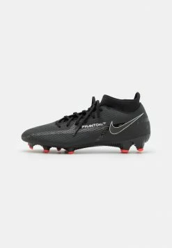 Nike Performance PHANTOM GT2 ACADEMY DYNAMIC FIT FG/MG - Moulded Stud Football Boots - Black/dark Smoke Grey/summit White