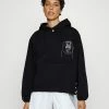 Nike Performance DRY FIT HOODIE - Hoodie - Black/white