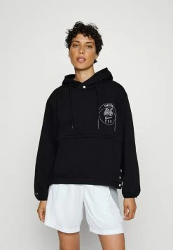 Nike Performance DRY FIT HOODIE - Hoodie - Black/white