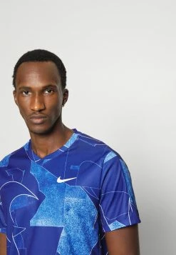 Nike Performance DRY VICTORY - Print T-shirt - Deep Royal Blue/white -Nike Performance store e25f4f3c120d436896f055fb009d190a