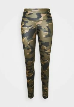 Nike Performance ONE CAMO - Leggings - Medium Olive/white -Nike Performance store e27f2f6435134751aade577d3557724b